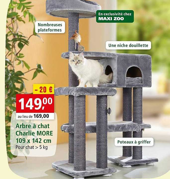 arbre à chat charlie more 109 x 142 cm