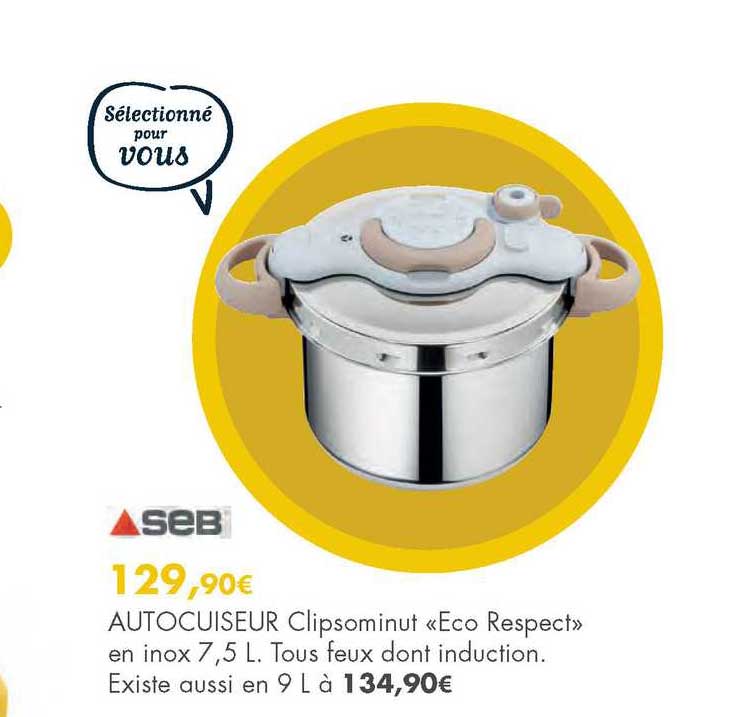 autocuiseur clipsominut «éco respect» seb
