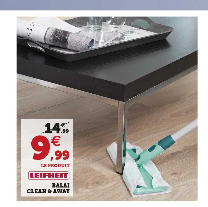 balai clean & away leifheit