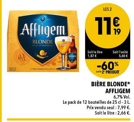 Bière Blonde Affligem