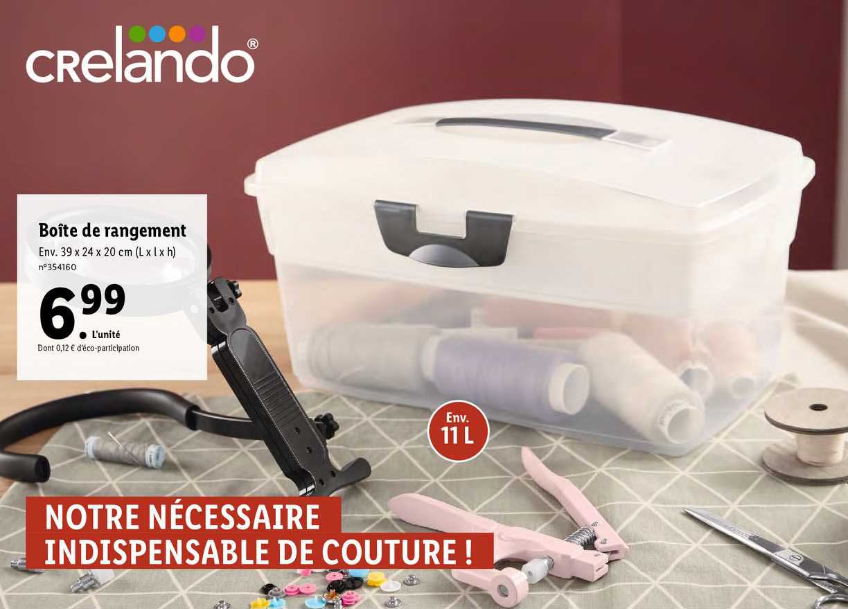 boîte de rangement crelando