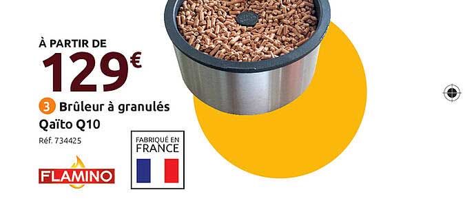 brûleur à granulés qaïto q10 flamino