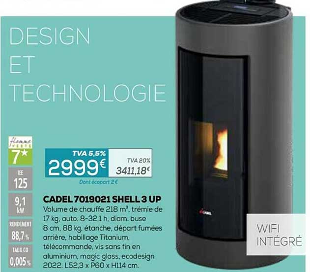 cadel 7019021 shell 3 up