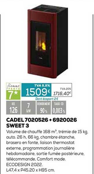 cadel 7020526 + 6920026 sweet 3