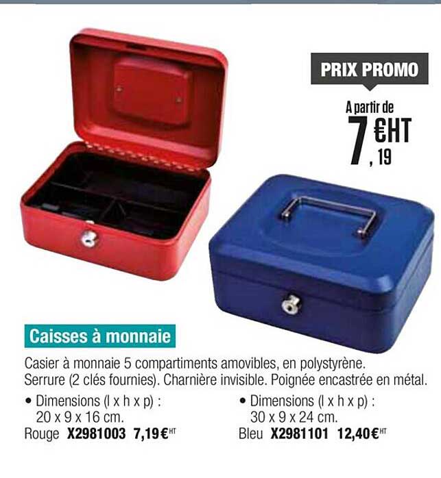 caisses à monnaie