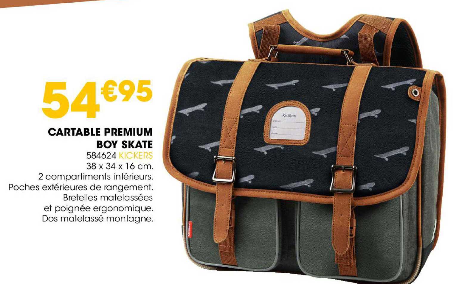 cartable premium boy skate 584624