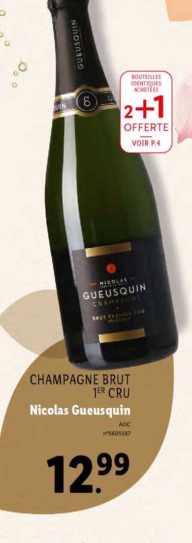 champagne brut 1er cru nicolas gueusquin