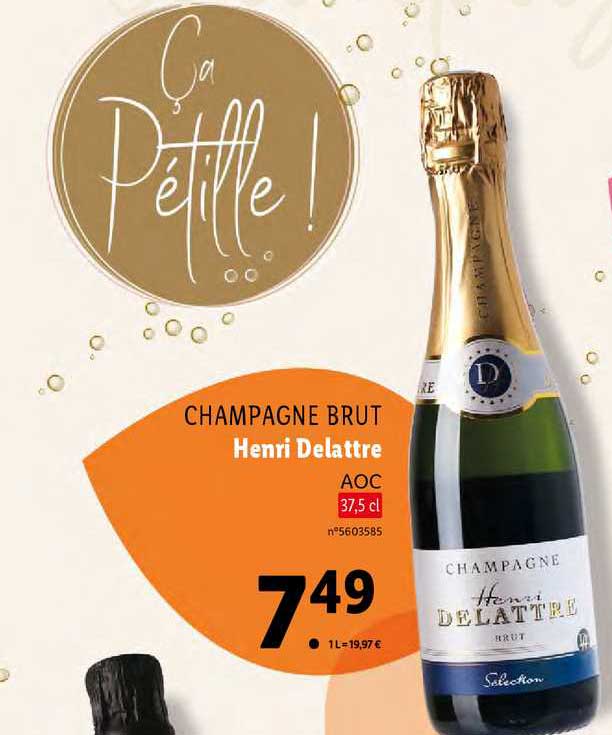 Champagne Brut Henri Delattre Aoc