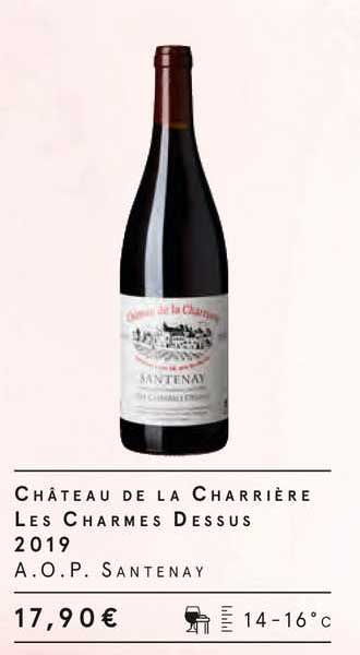 château de al charrière les charmes dessus 219 a.o.p. santenay