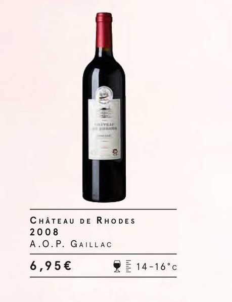 château de rhodes 2008 a.o.p. gaillac