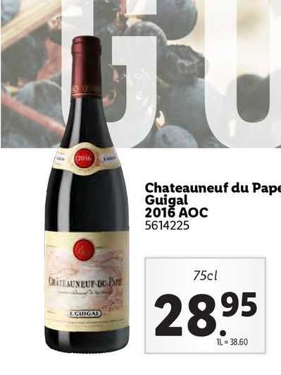 châteauneuf du pape guigal 2016 aoc