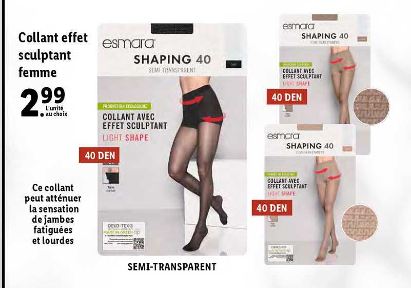 Collant Effet Sculptant Esmara