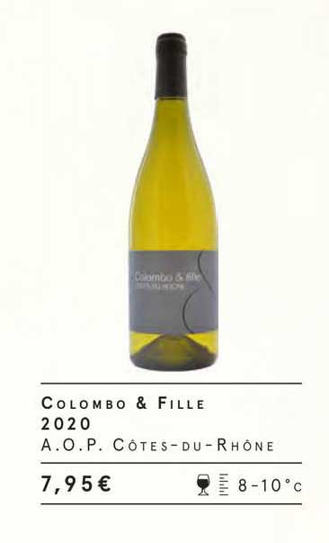 colombo & fille 2020 a.o.p. côtes-du-rhône