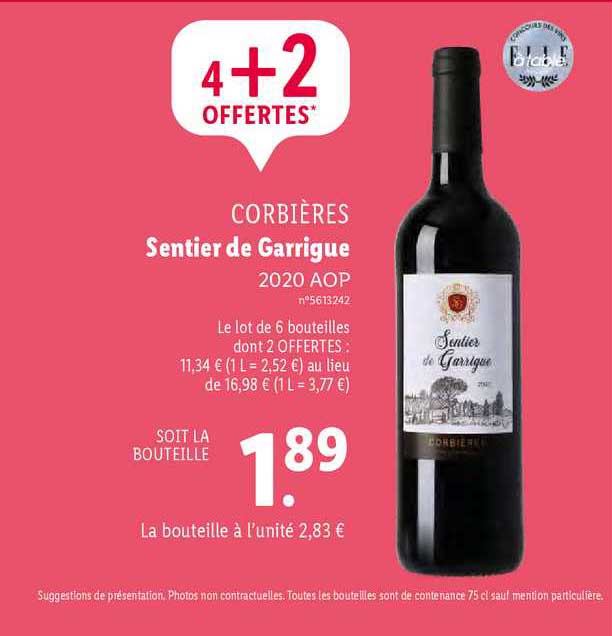 corbières sentier de garrigue 2020 aop