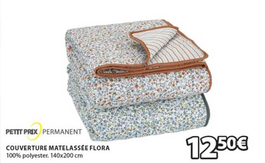 Couverture Matelassée Flora