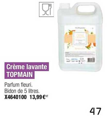 crème lavante topman