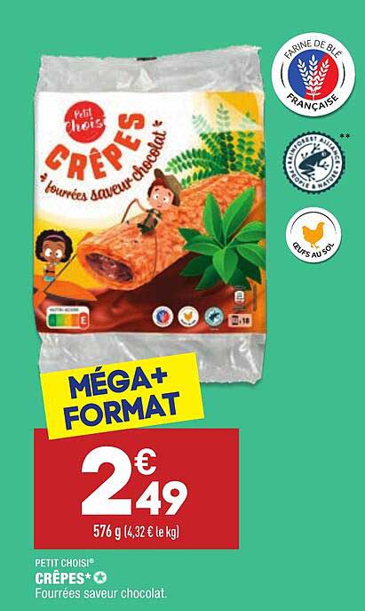 crêpes petit choisi