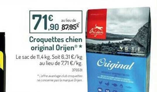 Croquettes Chien Original Orijen