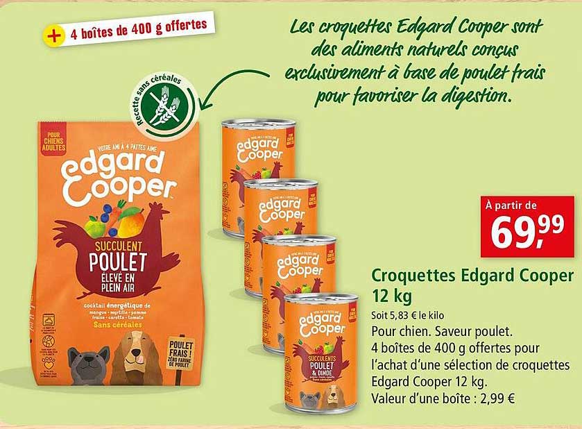 croquettes edgard cooper 12 kg
