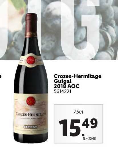 crozes-hermitage guigal 2018 aoc