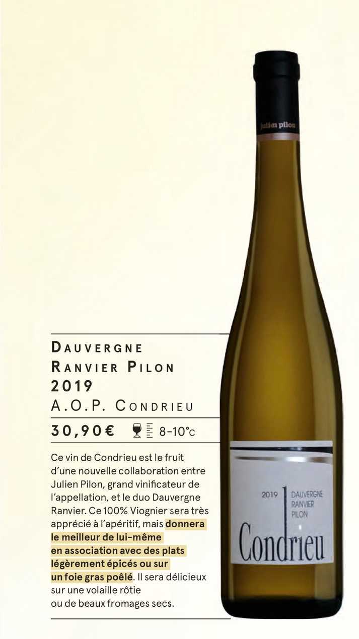 dauvergne ranvier pilon 2019 a.o.p. condrieu