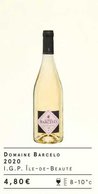 domaine barcelo 2020 i.g.p. île-de-beauté