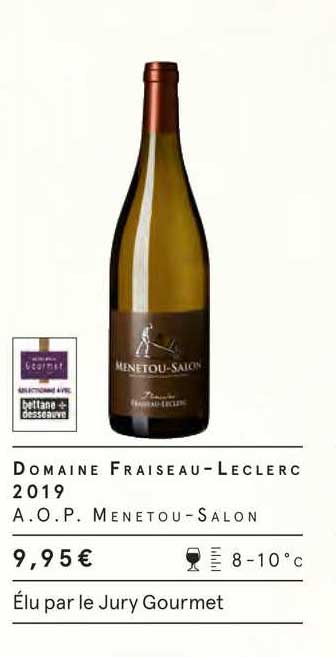 domaine fraiseau-leclerc 2019 a.o.p. menetou-salon