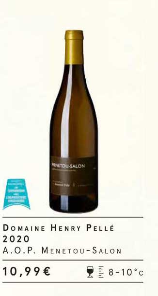 domaine henry pellé 2020 a.o.p. menetou-salon
