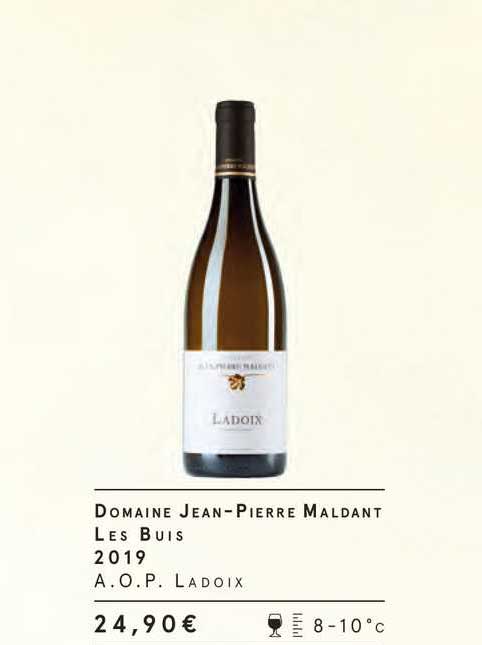 domaine jean-pierre maldant les buis 2019 a.o.p. ladoix