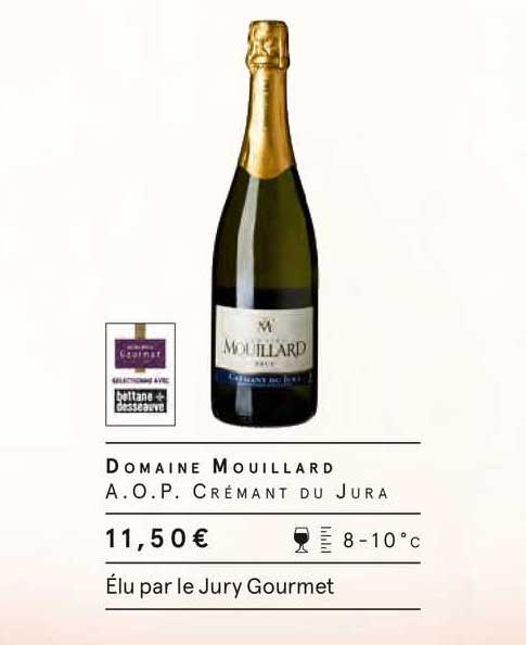 domaine mouillard a.o.p. crémant du jura