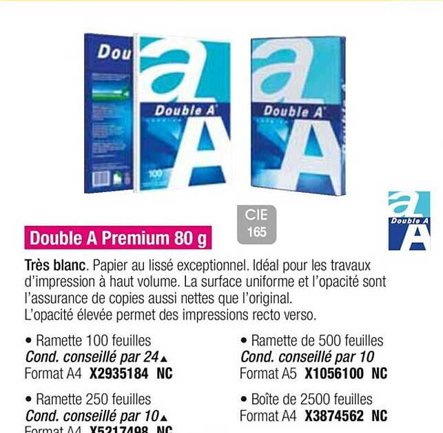 Double A Premium 80 G