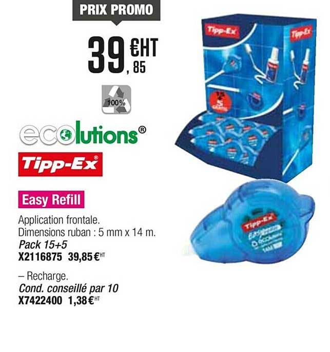 easy refill tipp-ex ecolutions