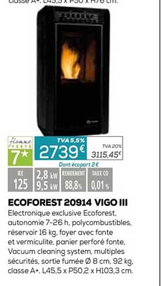ecoforest 20914 vigo iii