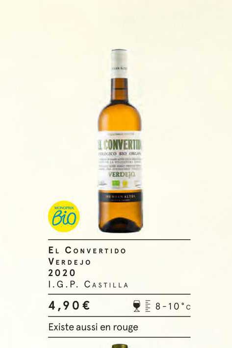 el convertido verdejo 2020 i.g.p. castilla