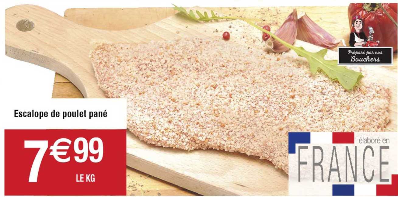 Escalope De Poulet Pané