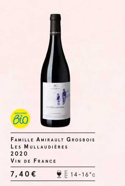 famille amirault grosbois les mullaudières 2020 vin de france