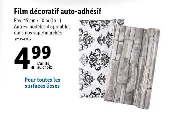 film décoratif auto-adhésif