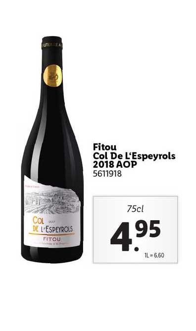 fitou col de l'espeyrols 2018 aop