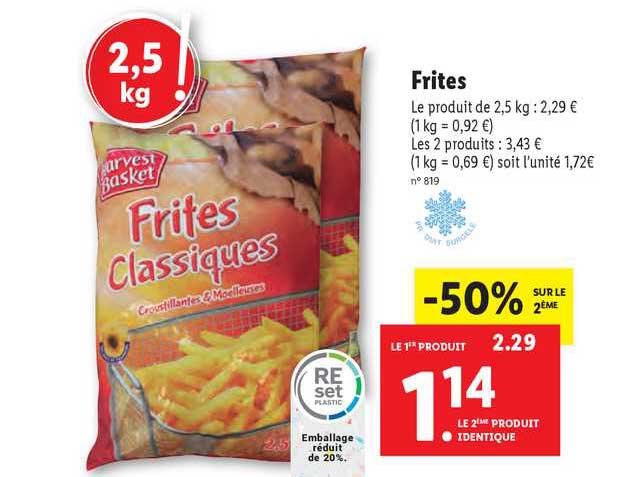 Frites Harvest Basket