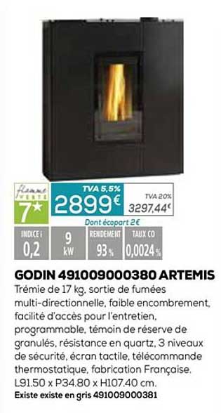 Godin 4901009000380 Artemis