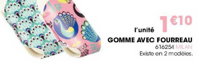 gomme avec fourreau 616254 milan