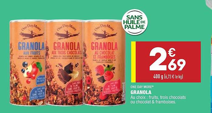 granola one day more