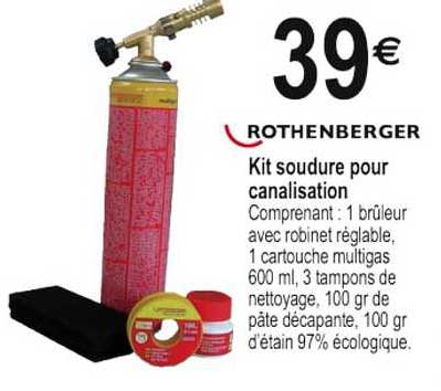 kit soudure pour canalisation rothenberger
