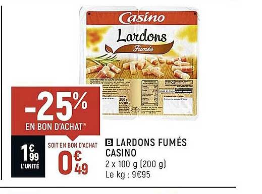 Lardons Fumés Casino