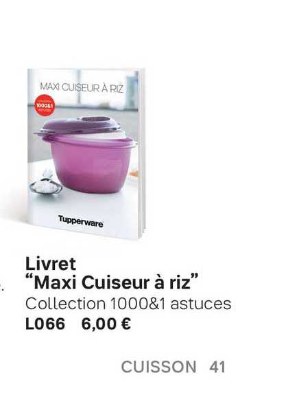 livret "maxi cuiseur à riz"