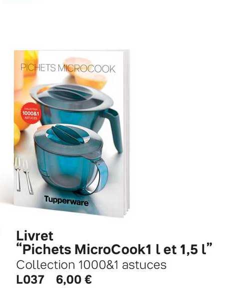 livret "pichets microcook 1 l et 1,5 l"