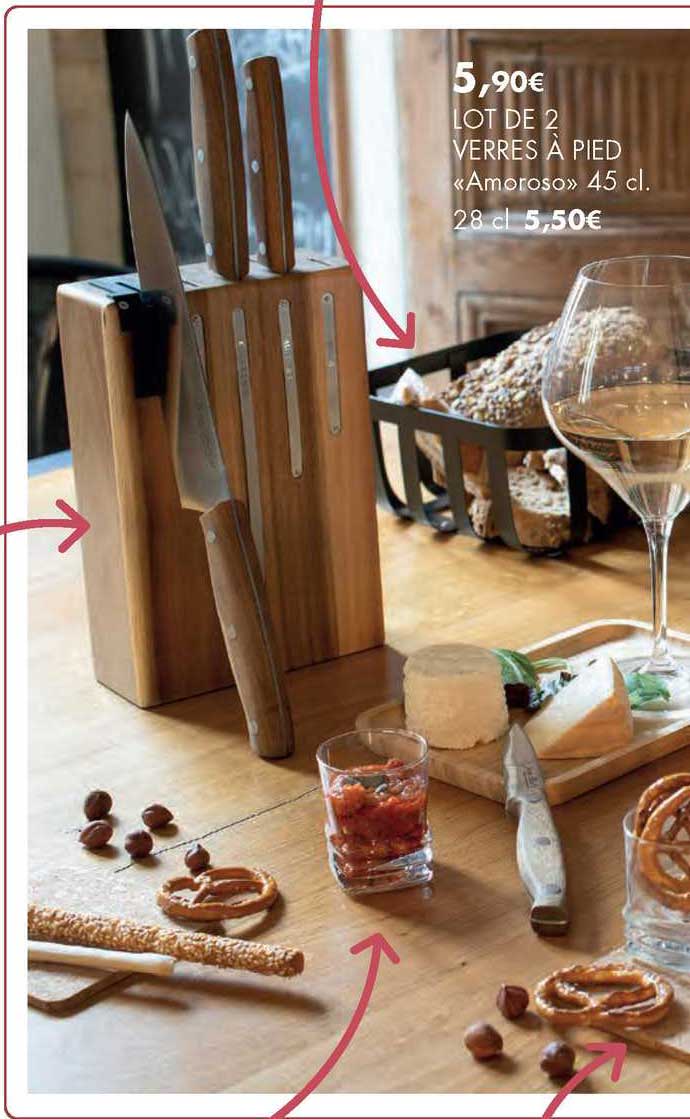 Lot De 2 Verres à Pied «amoroso»