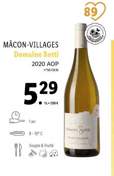 mâcon-villages domaine botti 2020 aop