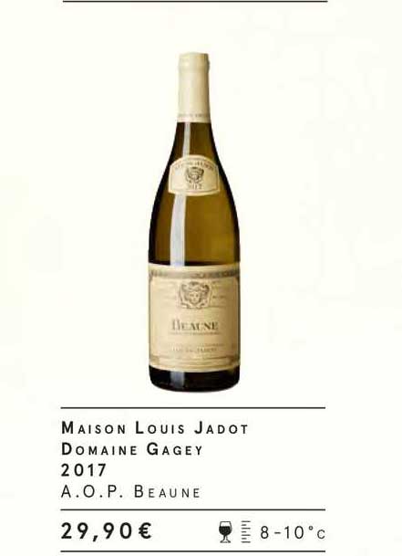 maison louis jadot domaine gagey 2017 a.o.p. beaune