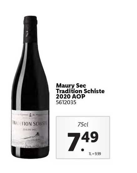 maury sec tradition schiste 2020 aop